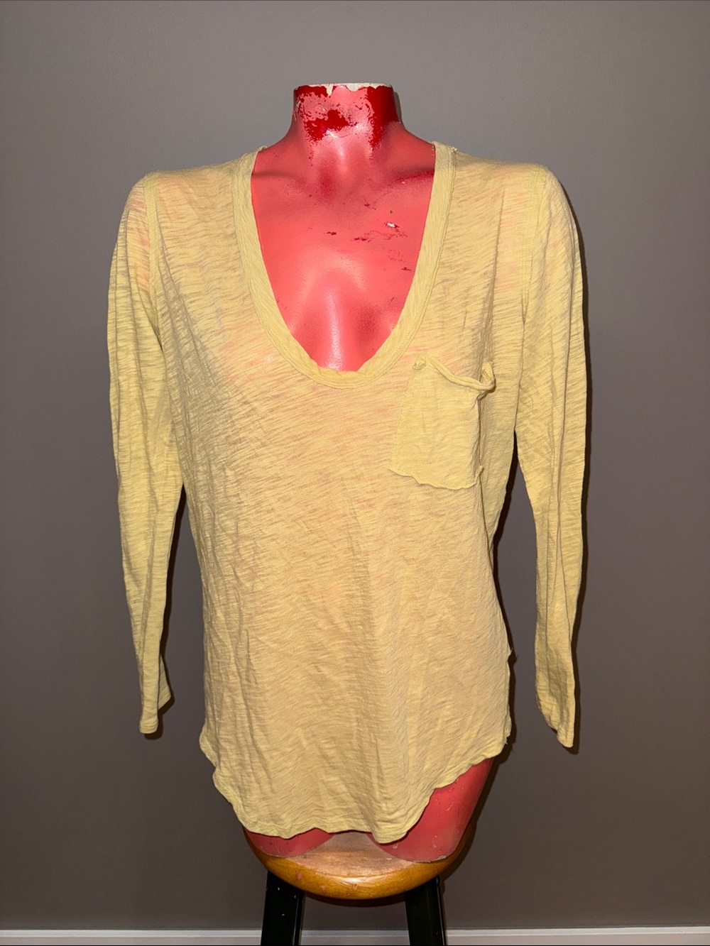 Free People pocket top shirt blouse